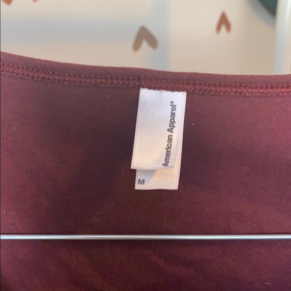 Maroon bodycon American Apparel dress, size M - Picture 3 of 3